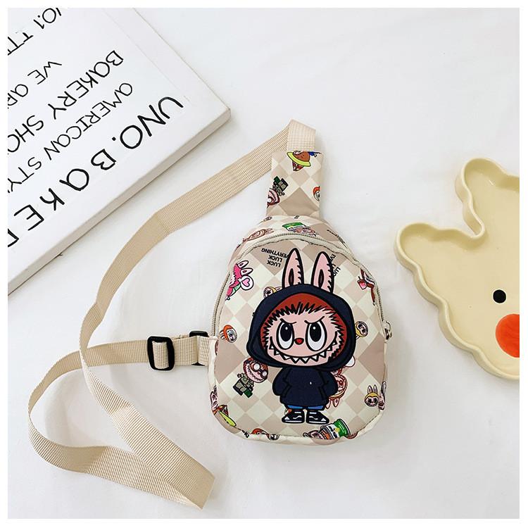 Chest Children Bag Cartoon Anime Shoulder Bags Adjustable Strap Shoulder