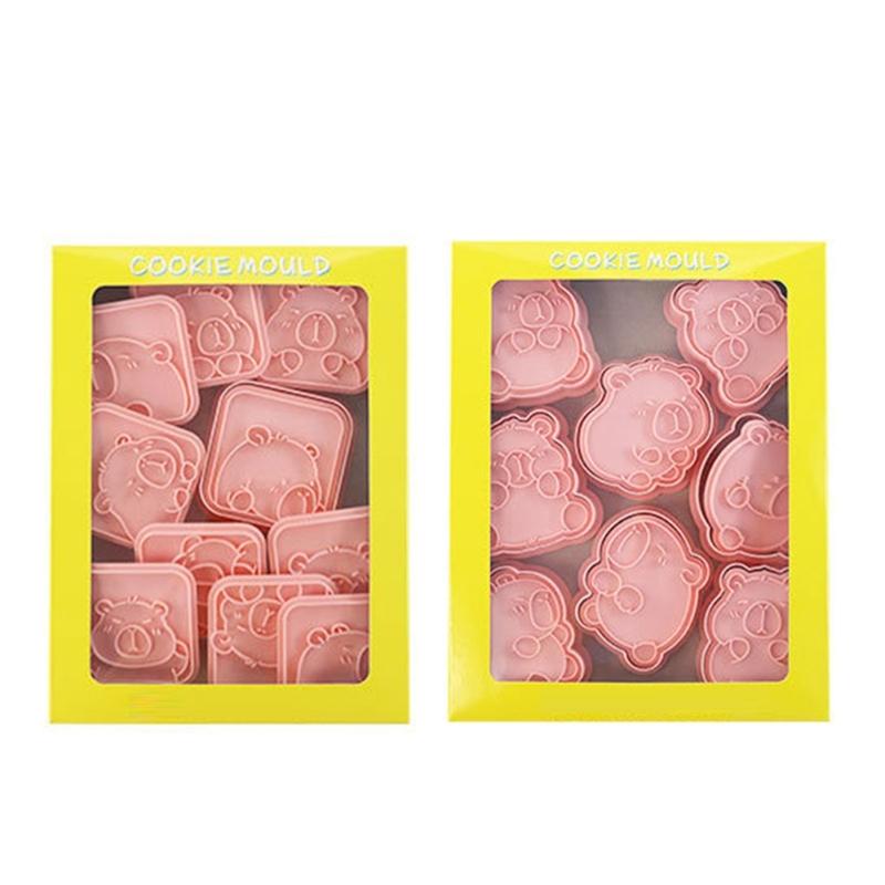 

18pcs Functional Capybara Cookie Cutters For Baking Moulds And Cake Decorations Suitable For Kids Celebration 1