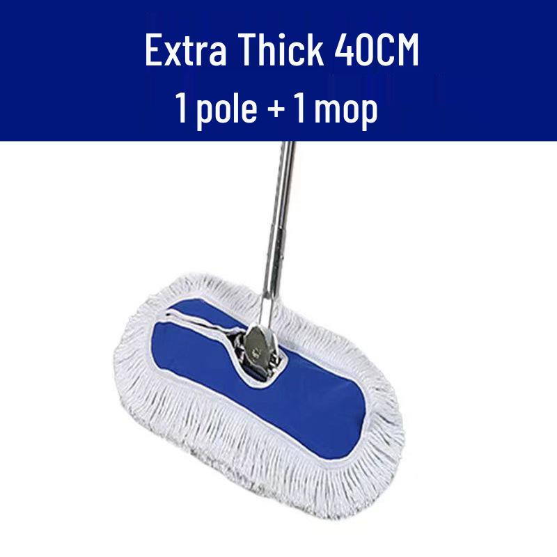 Large Commercial & Household Dust Mop with Squeegee for Hotels and Lobbies