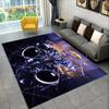 Drum Kit Music Instruments Drum Set Area Rug,Carpet for Home Living Room Bedroom Sofa Doormat Kitchen Decor,Non-slip Floor Mat