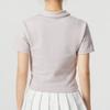 Nike Solid Color Sports Fitness Running Training Short Sleeve Polo Shirt Women Tops Pink DV7885-019