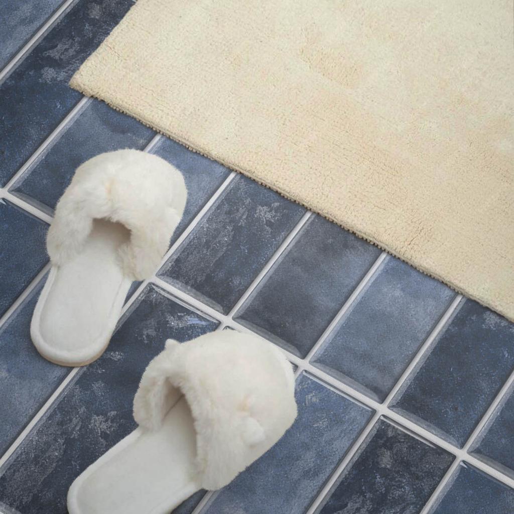 Naklejany Panel Pcv Z Motywem Idealny Do Przedpokoju 100X50 Cm Pionowe Modne Płytki