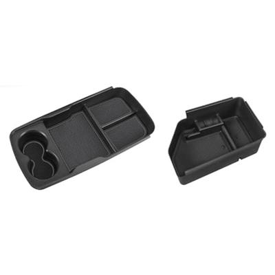 For Kia EV6 2024 Center Console Storage Box Lower Tray Armrest Storage Box Cup Holder