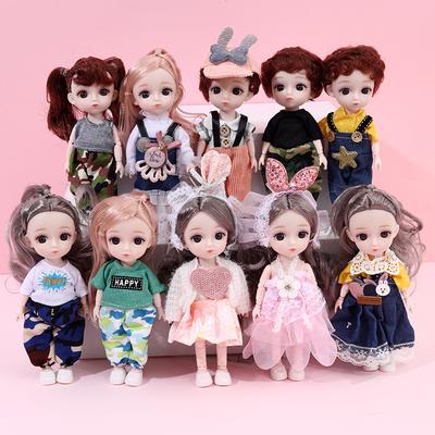 13 Eklemli 16cm Bjd Giydirme Bebeği Kız Doğum Günü Hediyesi
