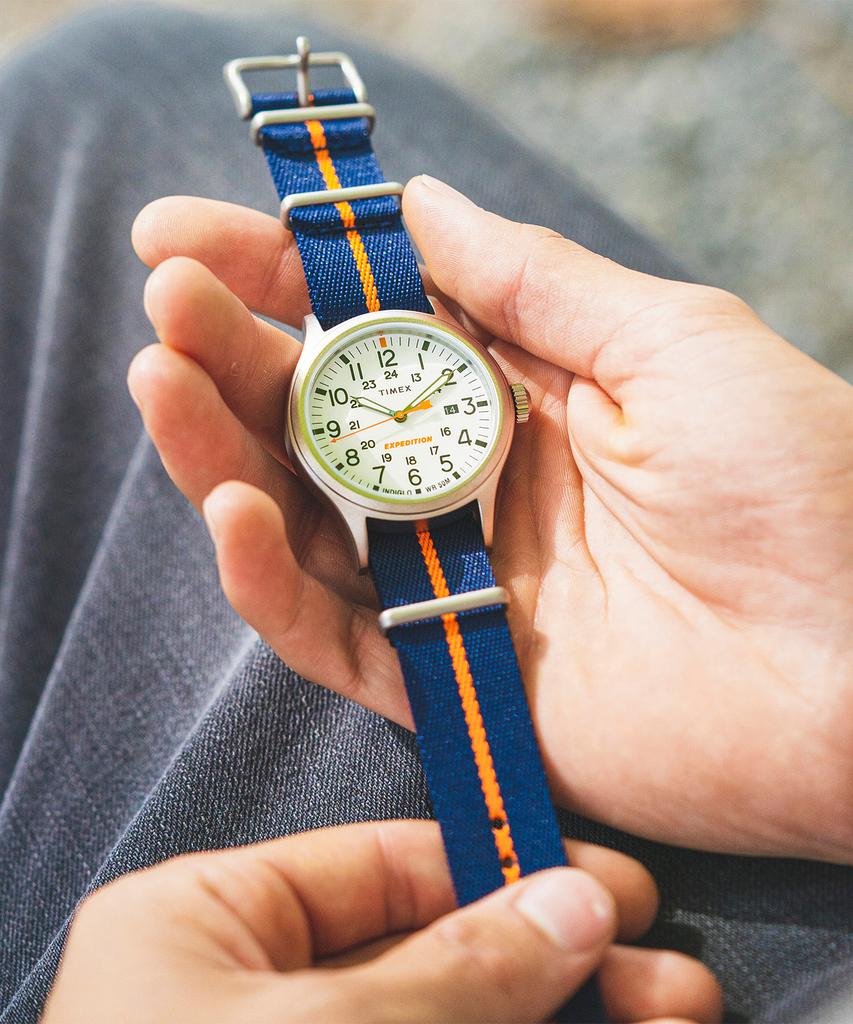 Taimaegseu Expedition Sierra Indiglo Fabric Luminous Watch 40Mm