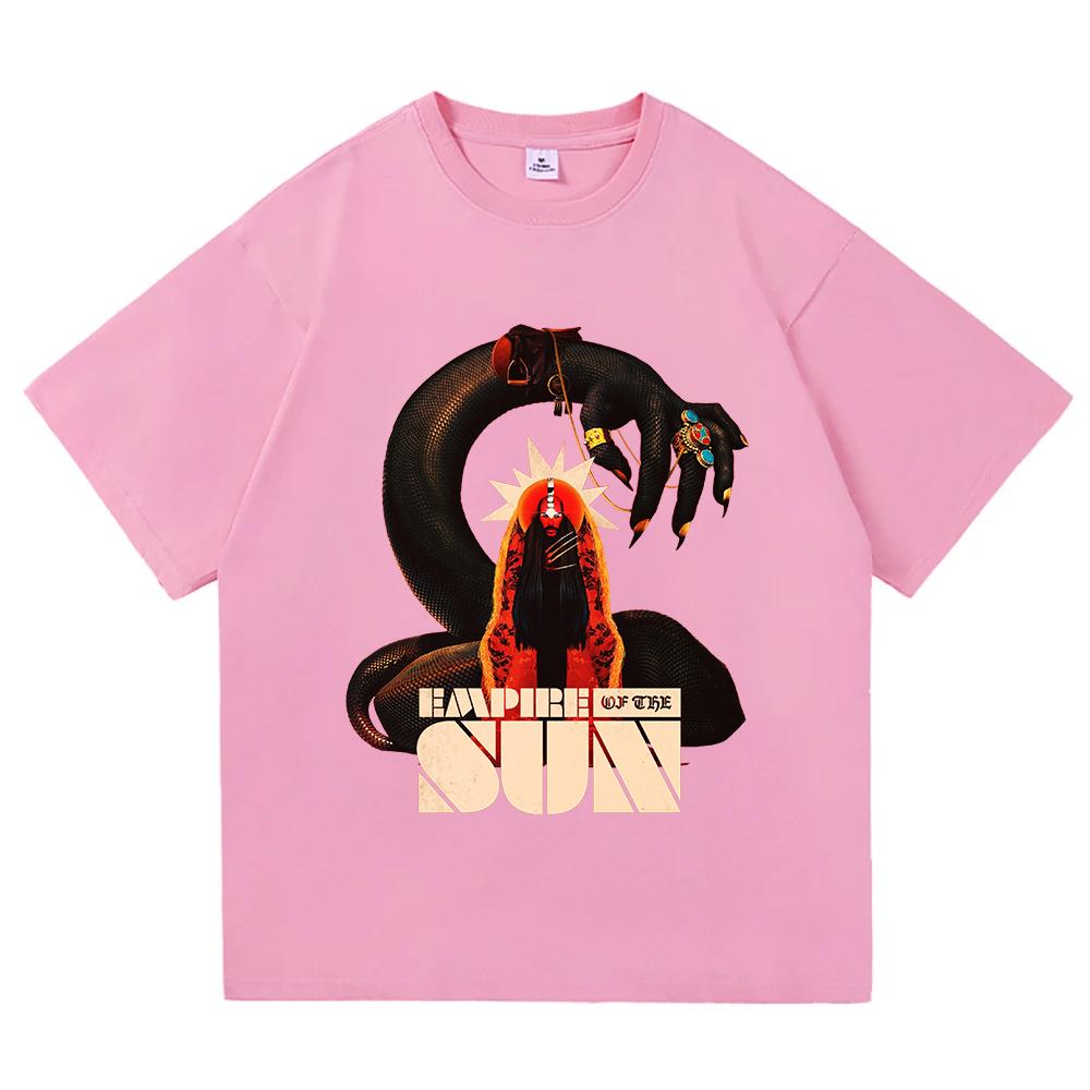 Ask That God Afterlife Tour 2026 Maglietta EMPIRE OF THE SUN Band Magliette alla Moda 100% Cotone Morbida Unisex Maglietta Unisex Streetwear