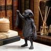 3D Printed Elf Figurine Holding Socks Elf Statue Sculpture Home Office Desktop Decoration Ornament Collectible Gift for Fans