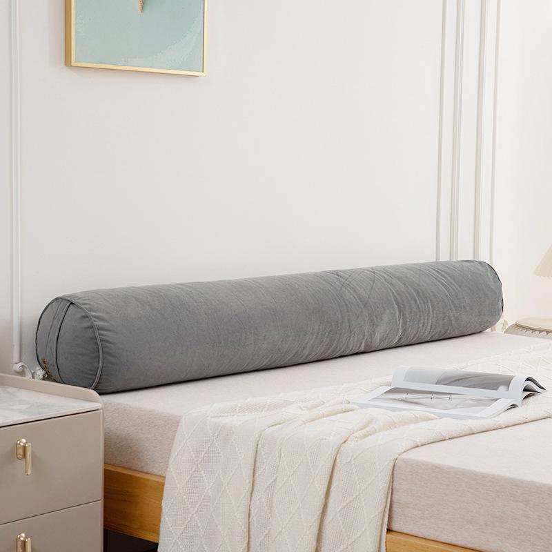 100/120cm Long Cylindrical Pillow with Handle for Neck Back Leg Support Removable Washable Pregnant Women Use Bedroom Pillow