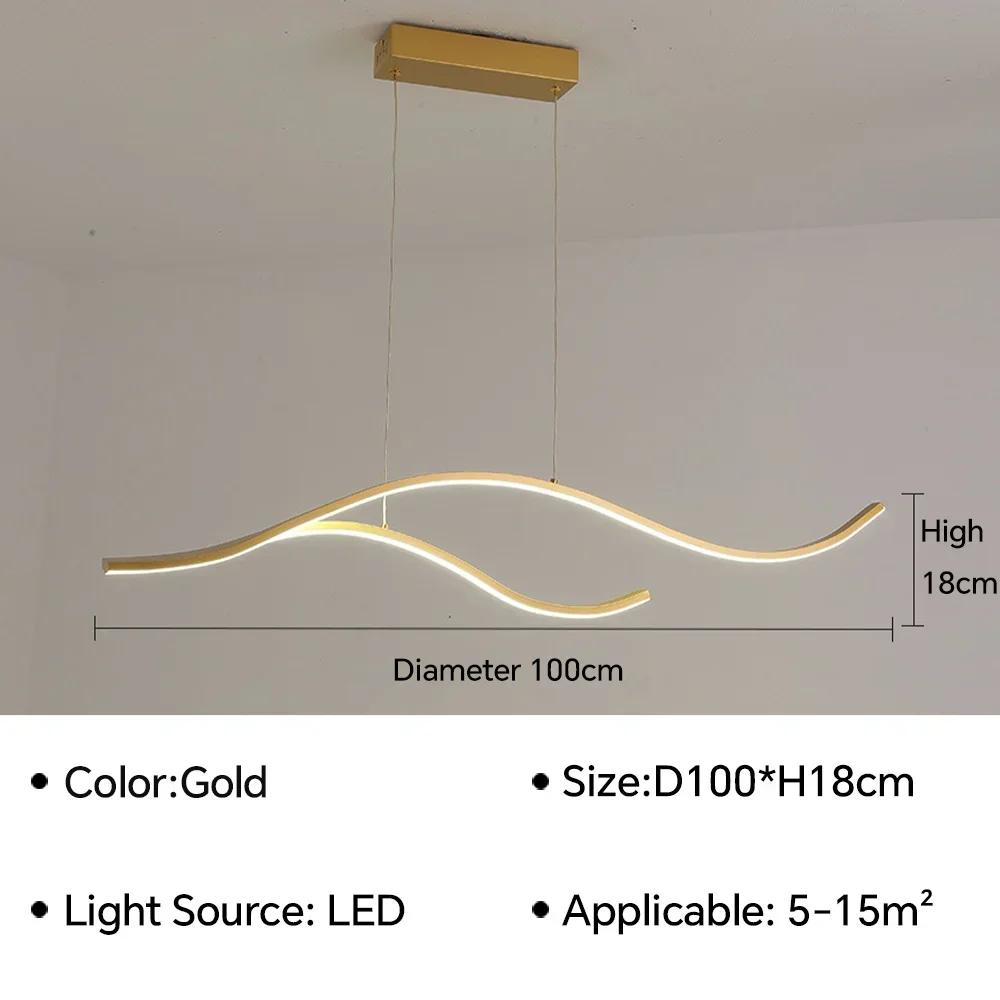Modern LED Ceiling Chandelier For Living Dining Room Kitchen Bedroom Pendant Lights Home Decor Indoor Lighting Fixture Luster