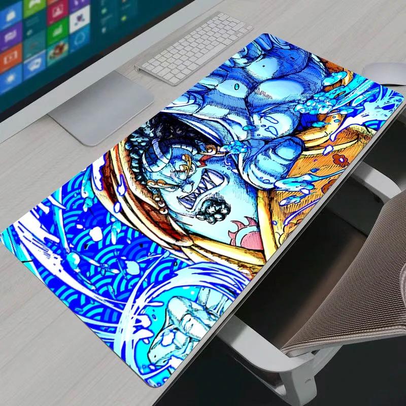 Gaming Mouse Pad Gamer Home Computer HD Mousepad XXL One Piece Jinbe Keyboard Pad Cool Carpet NonSlip Office Mouse Mats