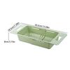 Kitchen Dish Drying Rack Plastic Adjustable Drainer Rack Fruits Vegetable Kitchen Organizer Sink Cleaning Basket Tool