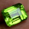 NATURAL Peridot EMERALD CUT 9.20 Carat Faceted Gemstone Best Quality