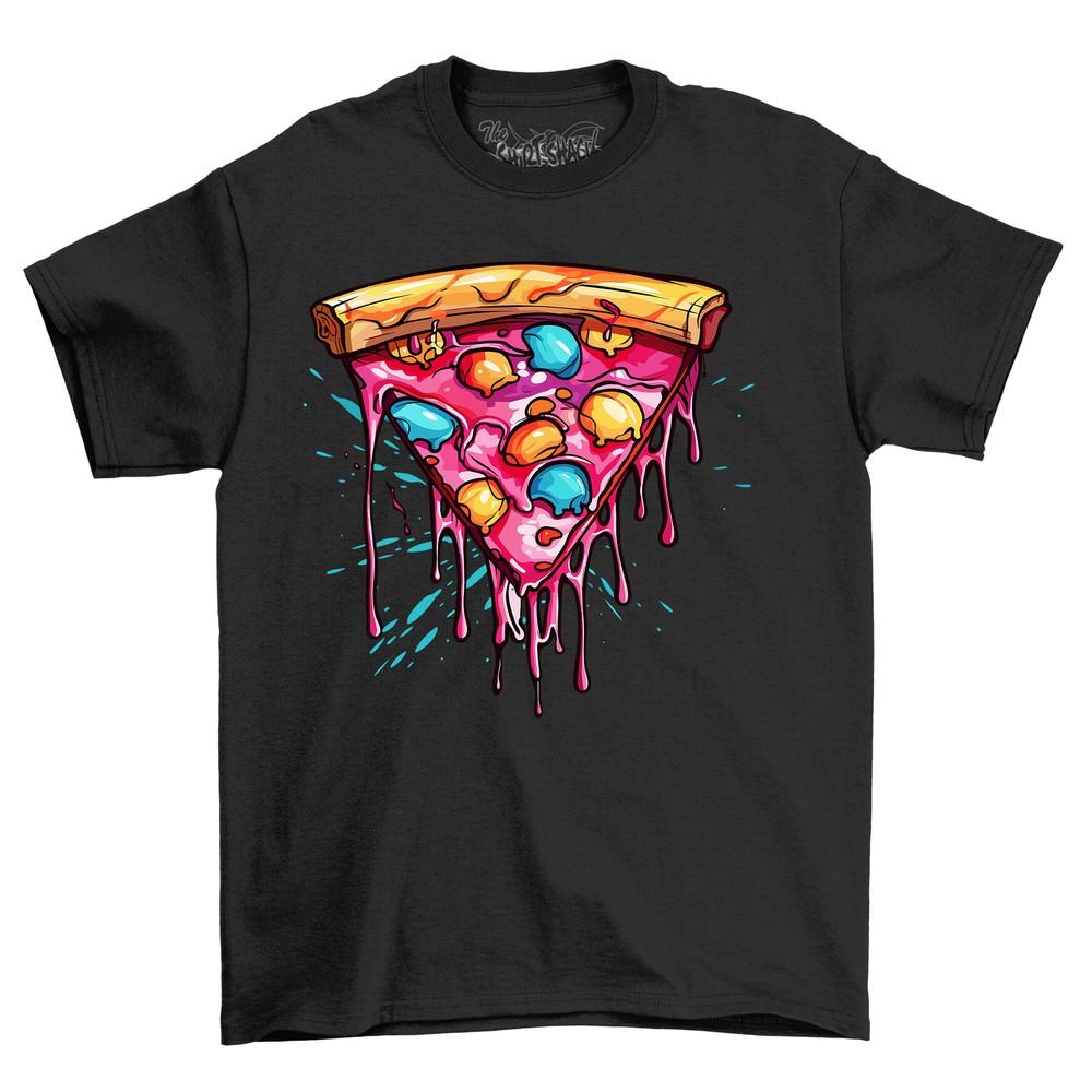 Pizza Paint Drip Design t-shirt - Funny and Delicious! Unisex Printed Design, 10