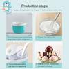 MINI Automatic DIY Ice Cream Maker Milkshake Cool Fruit Dessert Homemade Ice Cream