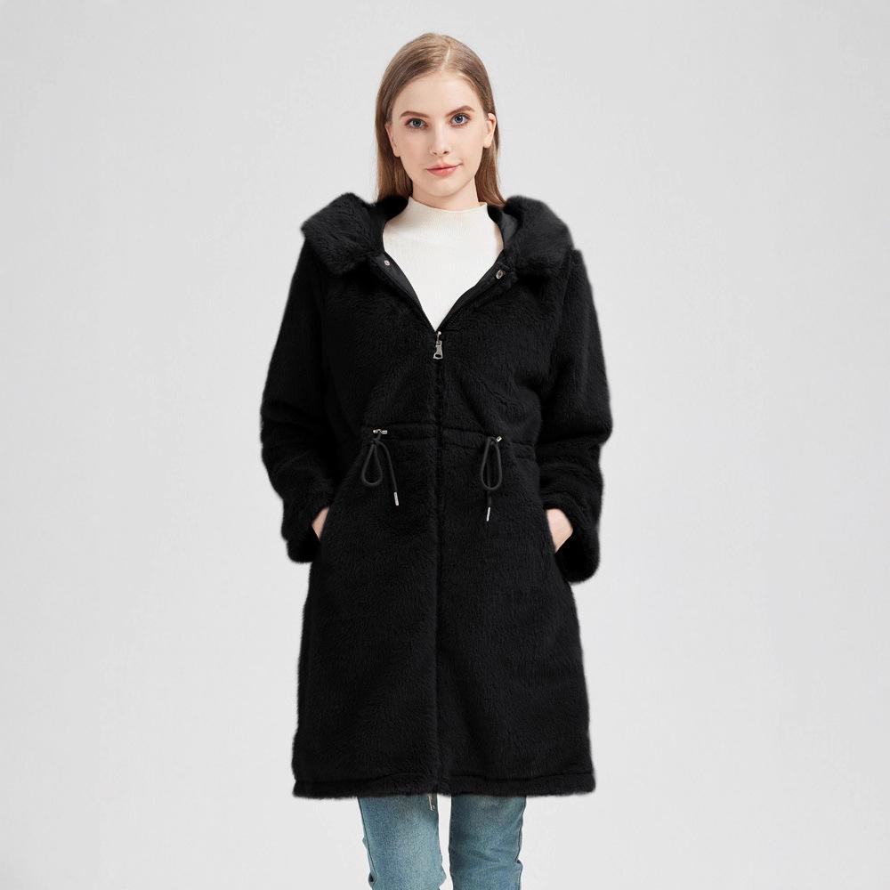 One-Wear Three-Wear Parker Cotton Jacket Women's New Removable Liner Korean Style Slimming Mid-Length Reversible Waist Jacket