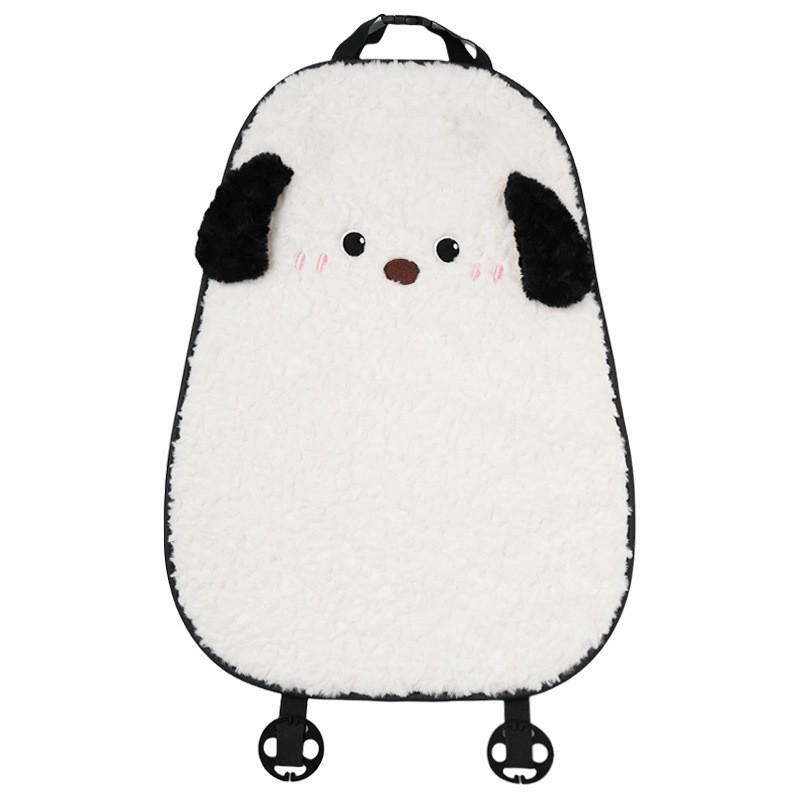 Plush Cartoon Car Neck and Lumbar Support Cushion