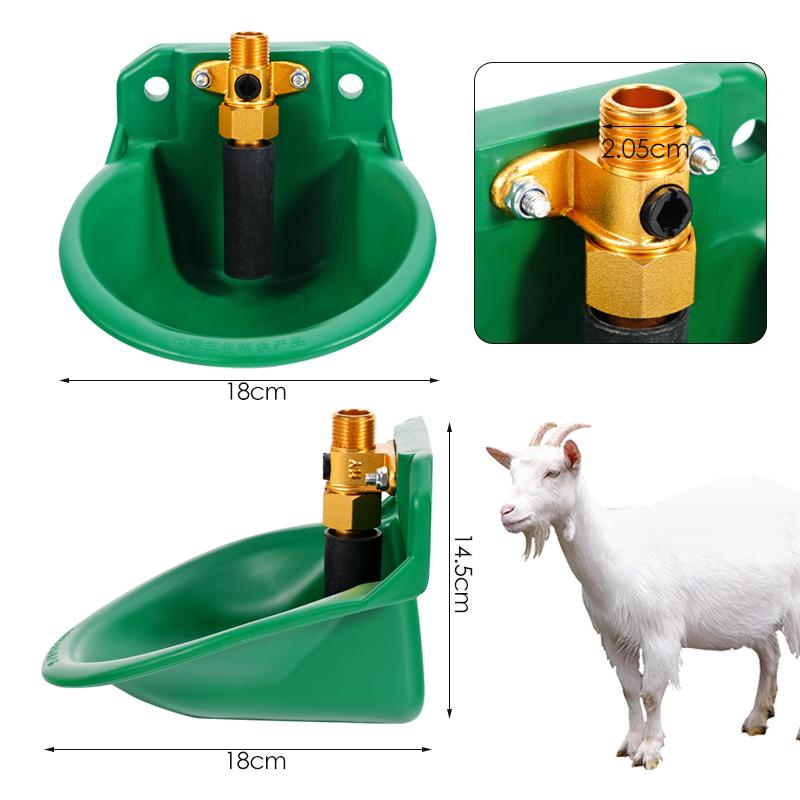 

3pcs Automatic Water Drinking Bowl Farm Animals Water Feeder Goats Drinking Tool for Sheep Feeding Water Bowl Livestock Supplies 3PCS