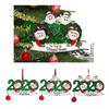 Colorful 2020 Christmas Tree Ornament Quarantine Family Xmas Lockdown Decoration For Lasting Memories