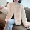 Imitation Lamb Wool Short Coat Women's Clothing Winter New Celebrity Temperament Thickened Coat Top