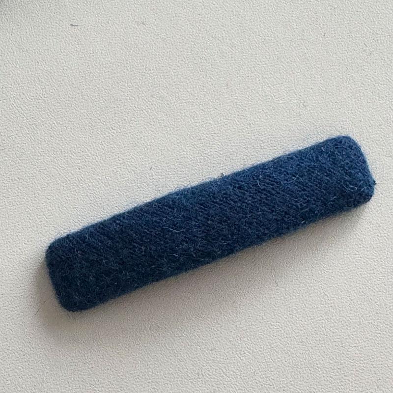 Popular Niche Design New BB Clip Fabric Autumn and Winter Hair Clip Top Broken Hair Flowing Sea Clips Back Simple Headpiece