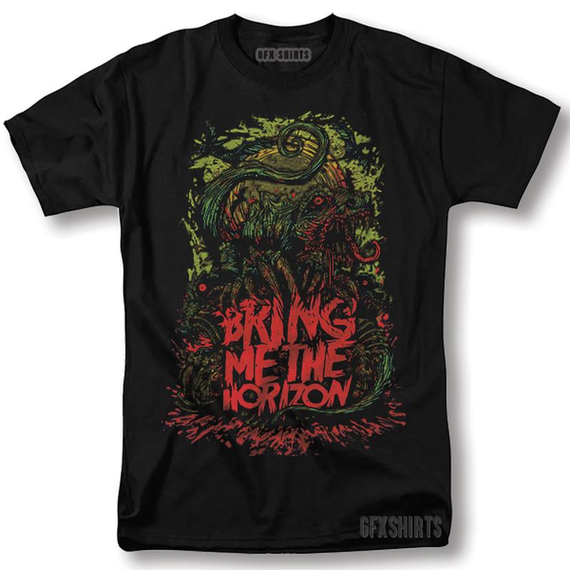 

Футболка Bring Me The Horizon Концертный Тур Рок Винтажный Графический Дизайн Футболка S