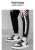 Men's 8cm Invisible Height Increasing Shoes - Breathable White Outdoor Sports & Casual Sneakers