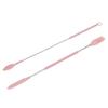 Telescopic Silicone Spatula Pink Reusable Jar Scraper Retractable Mini Makeup Spatula Spoon Set for Cosmetics