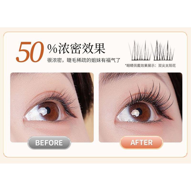 LuxeFlutter - Glue-free False Eyelashes Clusters (Various Designs)