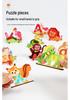 3D Cartoon Animal Puzzle: Infant Early Education Toy with 26 English Letters