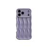 3D Wave Pattern Soft Shell Case for iPhone 13-17 Pro Max