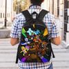 FNAF Horror Game Rucksack Outdoor-Stil Rucksäcke Damen Streetwear High School Taschen Benutzerdefinierter Großer Rucksack
