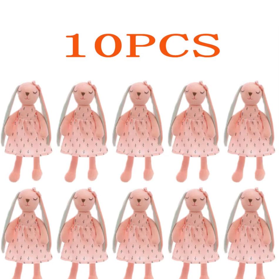 1/10Pcs35Cm Plush Rabbit Doll Cute Cartoon Plushies Throw Pillow Bunny Rabbit Stuffed Animal Toy