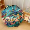 The Simpsons Windproof Auto 8 Rib Folding Umbrella Portable Outdoor Parasol
