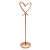 Metal Place Card Base Hollow Heart Table Number Holder, Love Stand, Holders Clip for Photos, Food Signs, Memo Notes, Weddings, Birthdays, Restaurants