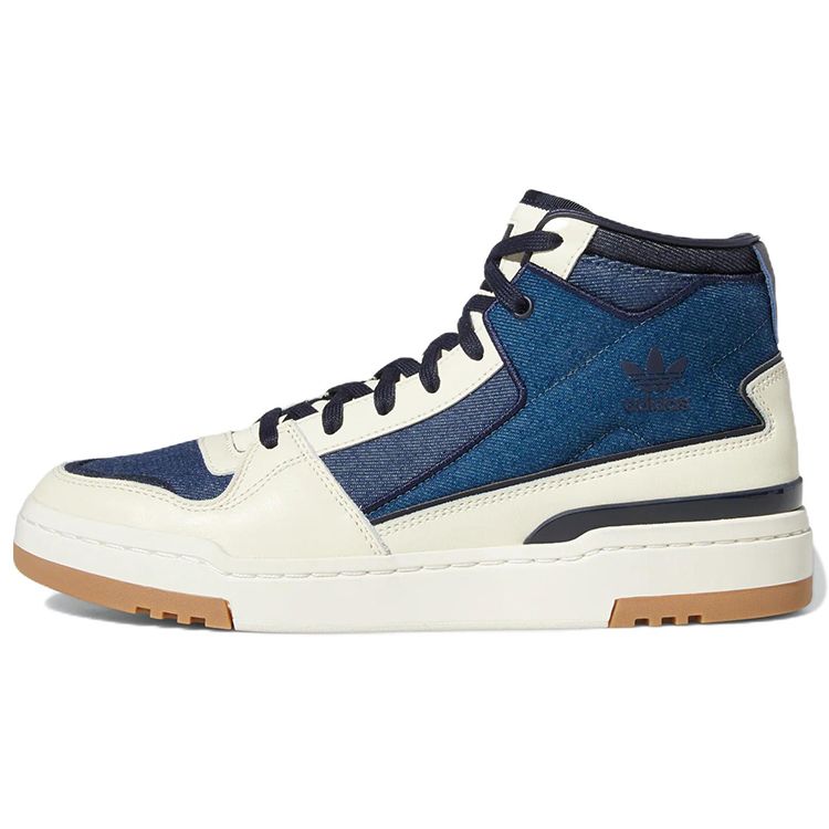 Adidas Originals Forum Mid Men s Lifestyle Shoes Navy White GW4355 36 синий