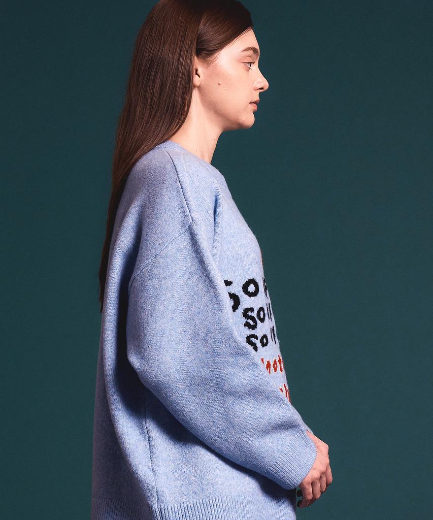 Soipeuyukaen Soft Blend Touch Lettering Knit