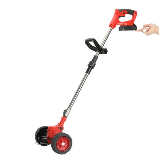 24V 2000mAh Batterijvoeding Oplaadbare Telescopische Stang D-Vormige Handgreep Grastrimmer Snoerloos Elektrisch Onkruid Gazon Eter Kantensnijder