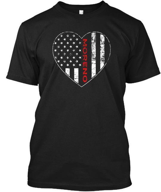 

Футболка Moreno Stars Stripes Heart Сделано в США Размер от S до 5XL 2XL