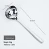 304 Stainless Steel Thickened Ladle - Large Deep Head for Soup, Hot Pot, or Porridge, with Slotted Design for Easy Straining in Household Use