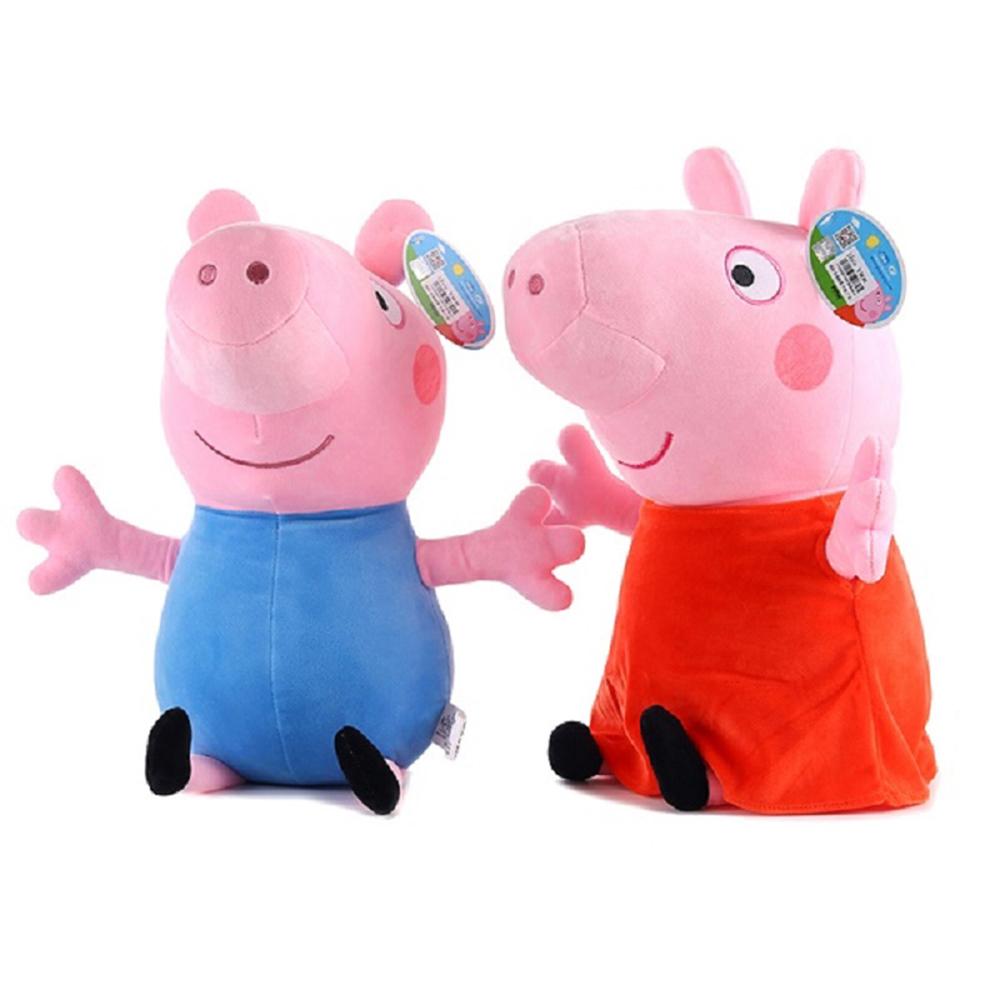 Peppa Pig Plush Toys Cute George Eddie Bear Mr Dinosaur Cartoon Anime Figure 19CM Stuffed Plush Toys Children Birthday Gift