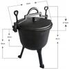 Enameled Cast Iron Pot with Lid 8L