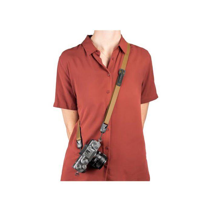 Sangle d'appareil photo - peak design - leash - 145 cm - beige - polyvalente et réglable