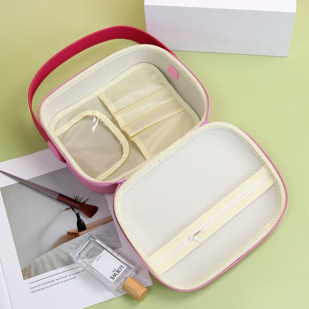 

Candy Color Wash Storage Bag Handle Portable Tote Bag Simple Make Up Pouch Bag Travel