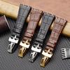 Top layer Genuine Leather watch Strap for AP Audemars 15400 15703 Royal Oak Offshore Series Male 26mm Black Brown Watchbands