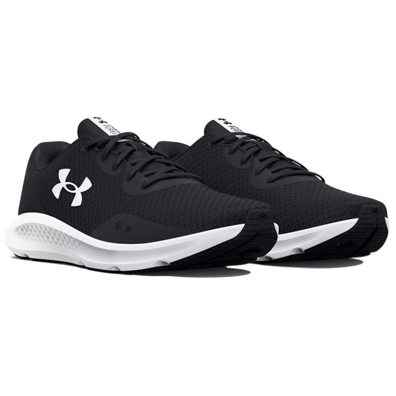 Under Armour Charged Pursuit 3 'Black White' Women's Sneakers 3024889-001