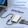 USB4.0 Type-C Extension Cable, Male To Female, 8K 40Gbps, PD240W, HD Screen Casting Adapter.