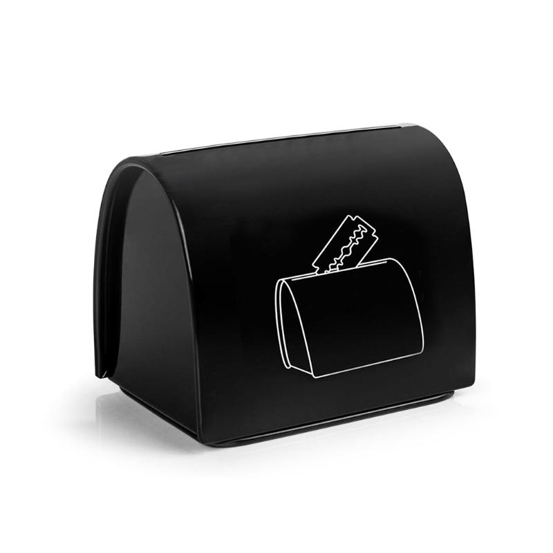 

Blade Disposal for Case Safe Storage Bank for Razor Blade Box 300 Pcs Blade Capacity for Used Safety for Razor Blades 1