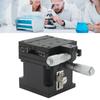 Manual Linear Stage Aluminum Alloy Black Anodized Surface XZ Axes Adjustable Sliding Table for Optical Instrument
