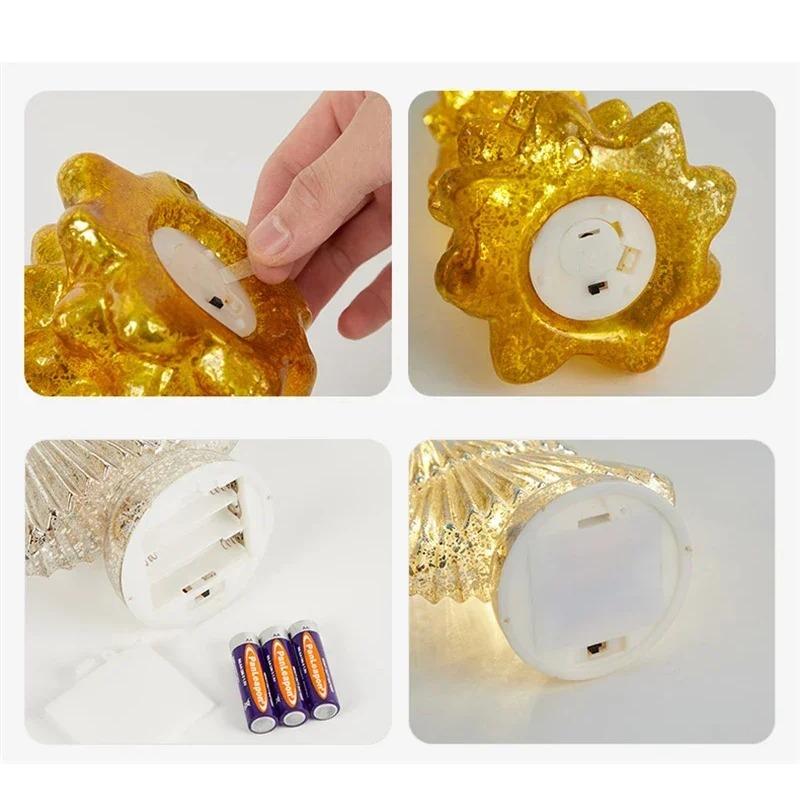 Leuchtender Weihnachtsbaum, Weihnachtsnachtlicht, Dekoration, Mini-Weihnachtsbaum, Weihnachtsbaum-Ornament, Weihnachtsfeier