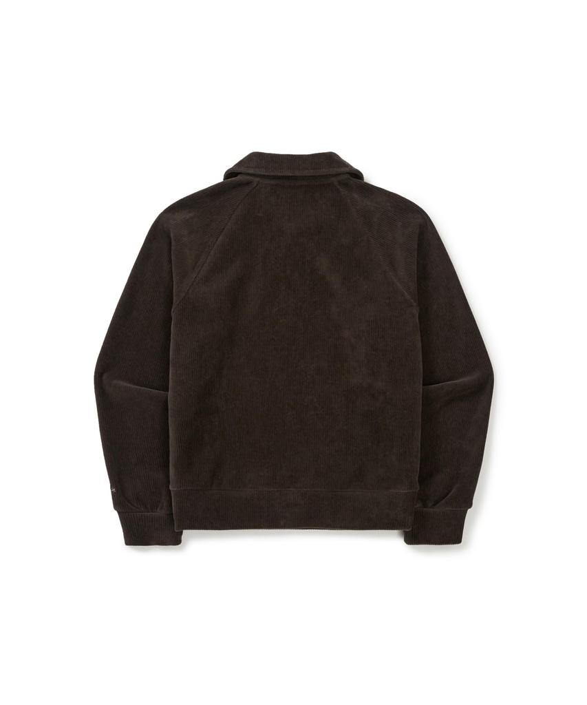 Snow Peak Corduroy Half Zip Sweatshirt and CHOCO Size S Women's GS-S25WWFZT71, Men's Women's BROWN,